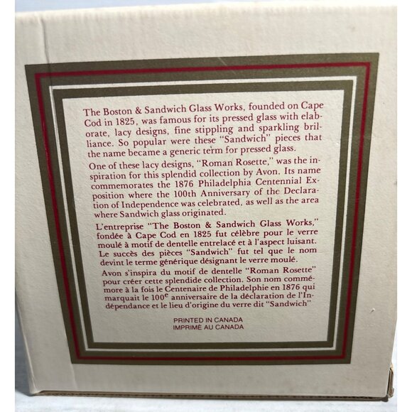 Avon Cape Cod Collection Dessert Bowl With Special Occasion Soaps NOS - Picture 4 of 16